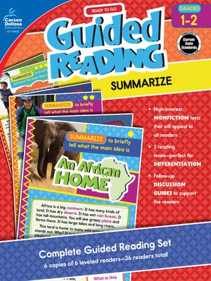 cover image of Ready to Go Guided Reading: Summarize, Grades 1--2